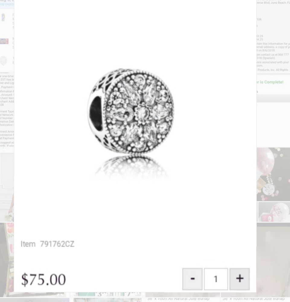 Pandora Charm Radiant Bloom